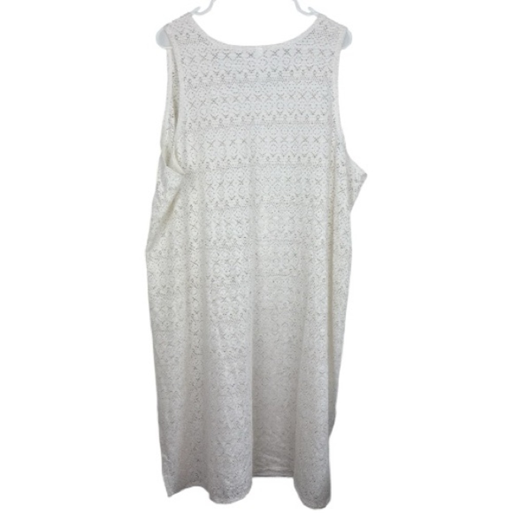 Cacique Lane Bryant Cream Lace Swim Cover festival coastal cowgirl size 22/24 - Picture 11 of 13